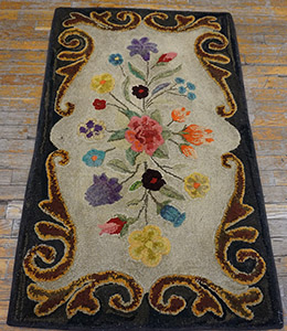 Antique American Hooked Rug Rug - 17308 | American  2' 6'' x 4' 0'' | Other, Origin USA, Circa: 1900