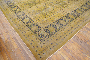 Antique Tabriz Rug - 17691 | Persian Formal 13' 6'' x 24' 8'' | Yellow, Origin Persia, Circa: 1920