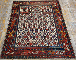 Antique Caucasian - Shirvan Rug - 18077 | Caucasian 4' 0'' x 4' 8'' | Other, Origin Caucasus, Circa: 1890