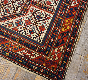 Antique Caucasian - Shirvan Rug - 18077 | Caucasian 4' 0'' x 4' 8'' | Other, Origin Caucasus, Circa: 1890