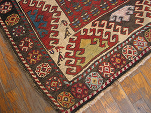 Antique Caucasian Rug - 19881 | Caucasian 3' 10'' x 7' 8'' | Other, Origin Caucasus - Kazak, Circa: 1900