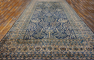 Antique Indian Rug - 20970 | Indian 9' 10'' x 17' 10'' | Blue, Origin India, Circa: 1910