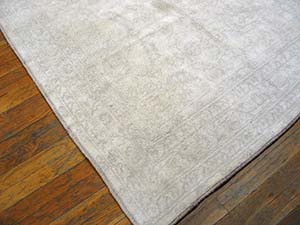 Antique Agra - Cotton Rug - 21358 | Indian 4' 6'' x 7' 4'' | Grey, Origin India, Circa: 1910