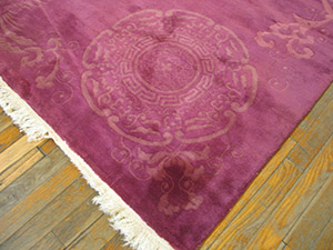 Antique Chinese - Art Deco Rug - 21911 | Chinese 9' 0'' x 11' 8'' | Pink, Origin China, Circa: 1920