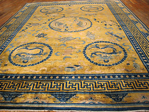 Antique Chinese Rug - 21960 | Chinese 10' 10'' x 14' 10'' | Gold, Origin China, Circa: 1910