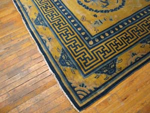 Antique Chinese Rug - 21960 | Chinese 10' 10'' x 14' 10'' | Gold, Origin China, Circa: 1910