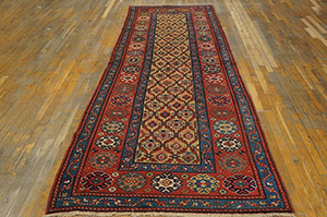 Antique N.W.Persian Rug - 22254 | Persian Informal 4' 4'' x 11' 6'' | Yellow, Origin Persia, Circa: 1880