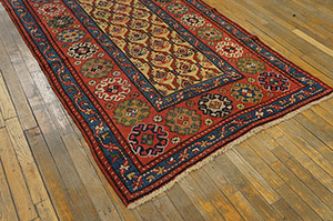 Antique N.W.Persian Rug - 22254 | Persian Informal 4' 4'' x 11' 6'' | Yellow, Origin Persia, Circa: 1880