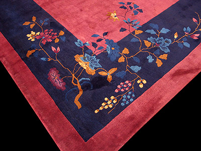 Antique Chinese - Art Deco Rug - 22615 | Chinese 10' 0'' x 14' 8'' | Orchid, Origin China, Circa: 1920