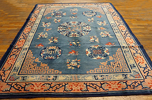 Antique Chinese - Peking Rug - 22949 | Chinese 6' 2'' x 8' 7'' | Blue, Origin China, Circa: 1900