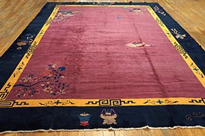 Antique Chinese - Art Deco Rug - 40-1031 | Chinese 11' 3'' x 15' 4'' | Pink, Origin China, Circa: 1930