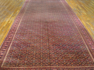 Antique Moud Rug - 40-1540 | Persian Informal 7' 10'' x 19' 4'' | Multi, Origin Persia, Circa: 1900