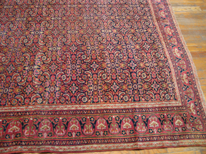 Antique Moud Rug - 40-1540 | Persian Informal 7' 10'' x 19' 4'' | Multi, Origin Persia, Circa: 1900