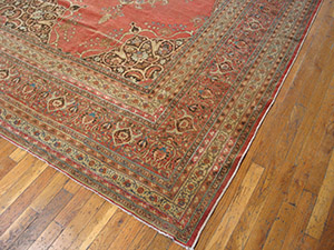 Antique Tabriz Rug - 40-1657 | Persian Formal 10' 9'' x 14' 4'' | Red, Origin Persia, Circa: 1910