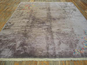 Antique Chinese - Art Deco Rug - 40-3232 | Chinese 9' 2'' x 11' 6'' | mauve, Origin China, Circa: 1920