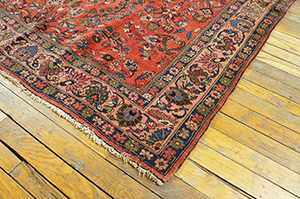 Antique Bijar Rug - 5521 | Persian Formal 4' 9'' x 7' 2'' | Red, Origin Persia, Circa: 1920