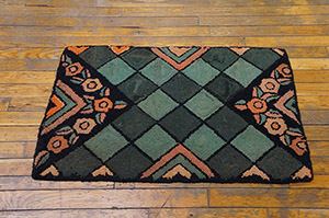 Antique American Hooked Rug Rug - 6540 | American  1' 9'' x 2' 8'' | Multi, Origin America, Circa: 1920