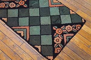 Antique American Hooked Rug Rug - 6540 | American  1' 9'' x 2' 8'' | Multi, Origin America, Circa: 1920