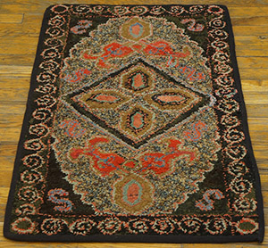 Antique American Hooked Rug Rug - 6744 | American  1' 10'' x 3' 4'' | Other, Origin USA, Circa: 1910