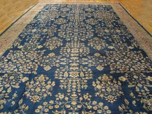 Antique Indian Rug - 18418 | Indian 13' 0'' x 24' 3'' | Blue, Origin India, Circa: 1910