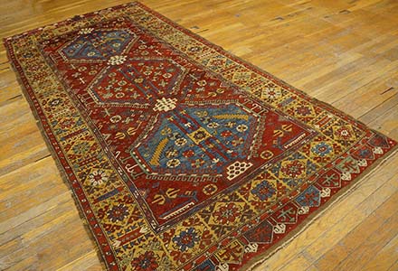 Antique Konya Rug - 20069 | Turkish Village 4' 7'' x 9' 3'' | Ivory, Origin Turkey, Circa: 1800