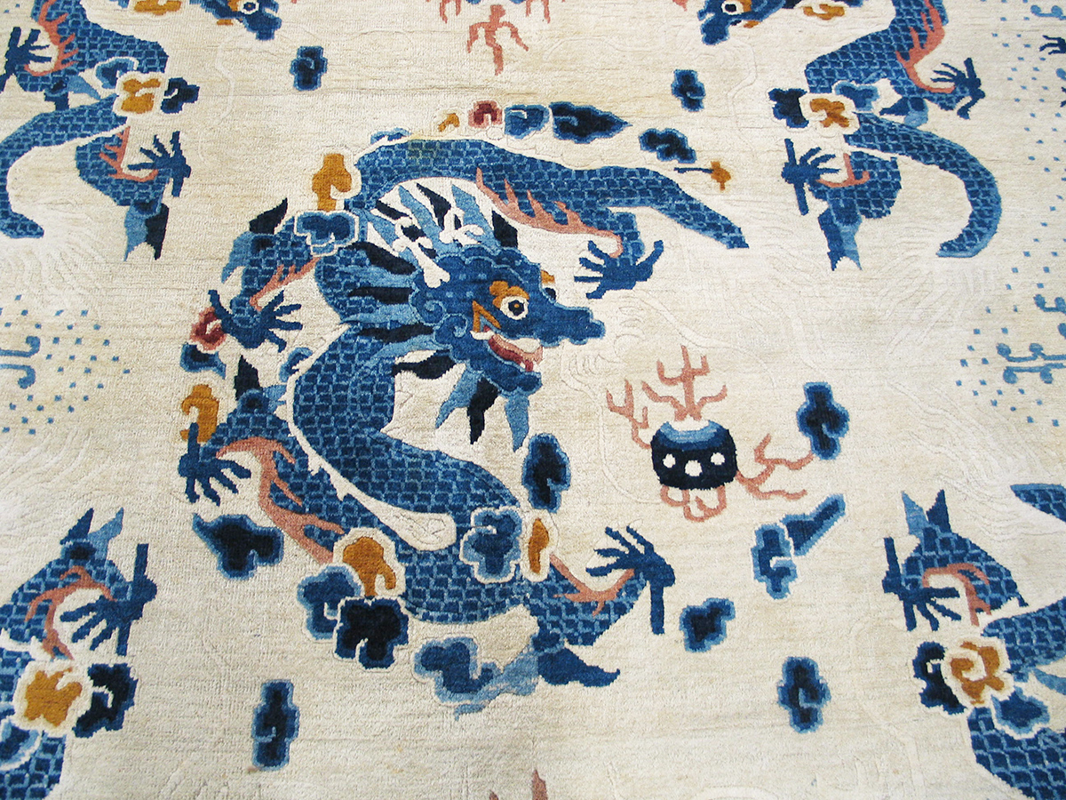 Antique Chinese - Ningxia Rug - 21022 | Chinese 9' 0'' x 11' 8 ...