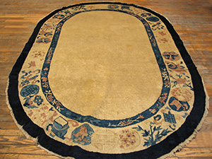 Antique Chinese - Peking Rug - 22863 | Chinese 5' 2'' x 7' 9'' | Gold, Origin China, Circa: 1900