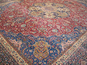 Antique Kirman Rug - 40-2941 | Persian Formal 17' 0'' x 19' 6'' | Red, Origin Persia, Circa: 1940