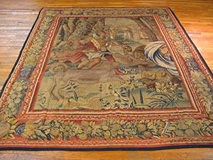 Antique Tapestry Rug - 40-3220 | European 7' 4'' x 8' 10'' | Multi, Origin France, Circa: 1750